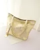 Original Solid Color Shiny Tote Bag