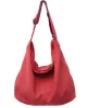 Casual Canvas Solid Color Bags Accessories