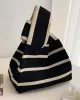 Urban Contrast Color Striped Bags Accessories Handbags