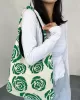 Original Creation Floral Weave Contrast Color Bags Accessories