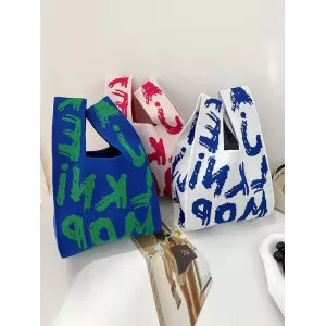 Original Graffiti Contrast Color Bags Accessories