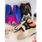 Animal Printed Multi-Colored Woven Handbag Bags Accessories