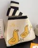 Cartoon Printed Woven Handbag Bags Accessories