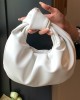 Bowknot Pleated Solid Color Handbags Accessories