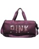 Sequined Letter Print Large-Capacity Outdoor Portable Travel Bag