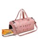 Sequined Letter Print Large-Capacity Outdoor Portable Travel Bag