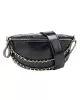 Cool Chic Chains Zipper Sling Bag