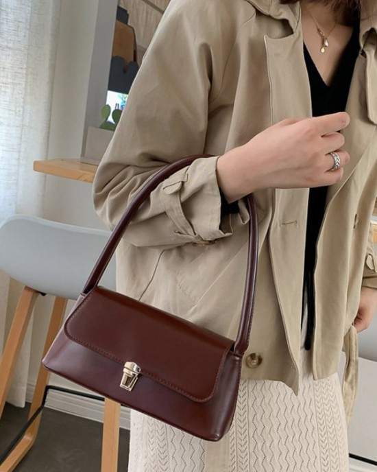 Original Chic 4 Colors Leather Shoulder Bag