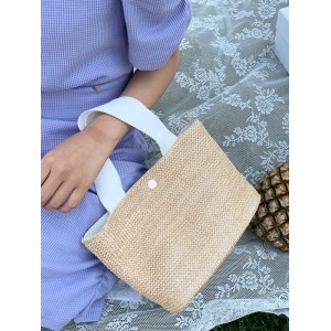 Simple Casual Vacation Weave Bag