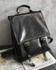 Simple Vintage Solid Color Backpack