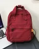 Simple Casual 5 Colors Canvas Backpack