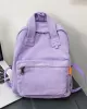 Simple Casual 5 Colors Canvas Backpack