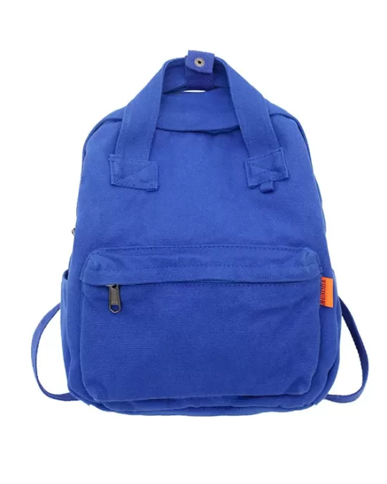 Simple Casual 5 Colors Canvas Backpack