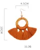 Tasseled Knitting Bohemia Earrings