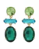 Original Statement Contrast Color Earrings