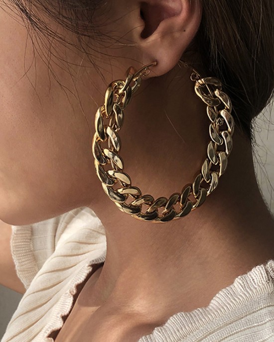 Original Cool Statement Chain Earrings