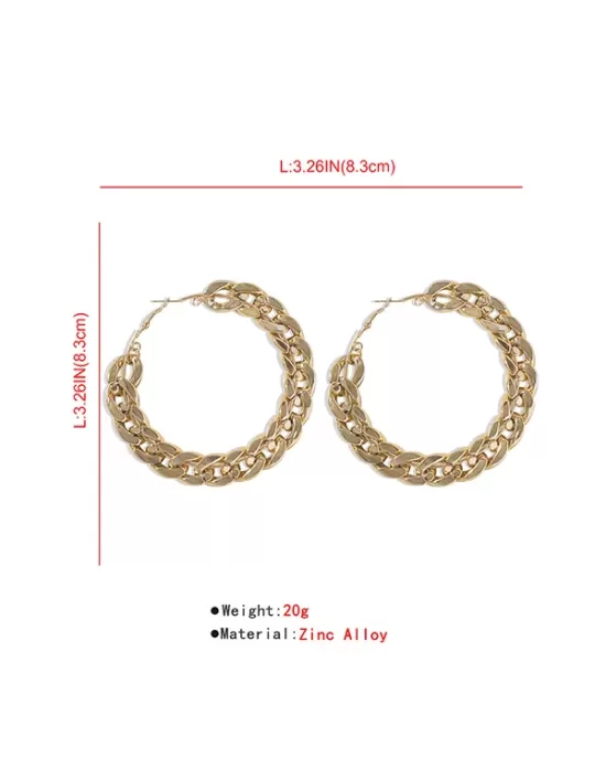 Original Cool Statement Chain Earrings