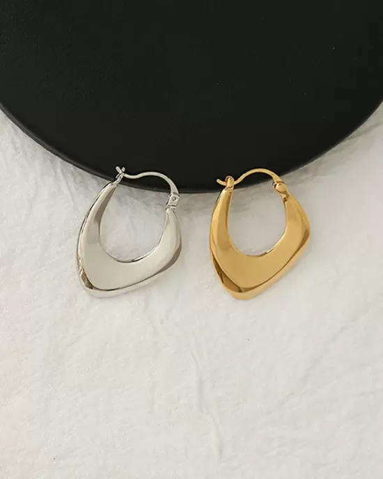 Women's Geometric Simple Metal Earrings