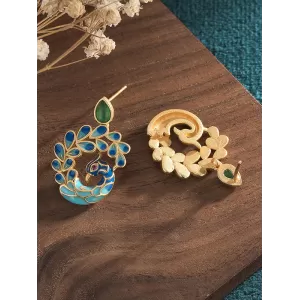 Vintage Peacock Shape Earrings Accessories