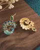 Vintage Peacock Shape Earrings Accessories