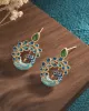 Vintage Peacock Shape Earrings Accessories