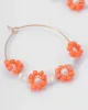 Retro Ethnic Style Beads Decorate Flower Earrings