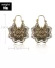 Vintage Hollow Alloy Flower Earring Accessories