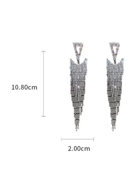 Original Statement Rhinestone Geometric Earrings