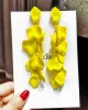 Stylish Tasseled Acrylic Earrings Accessories