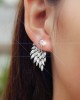 Original Rhinestone Wings Shape Earrings