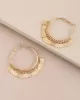 Fashion Tasseled Solid Color Geometric Earrings Accessories