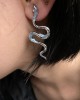 Original Cool Snake Shape Contrast Color Earrings Accessories