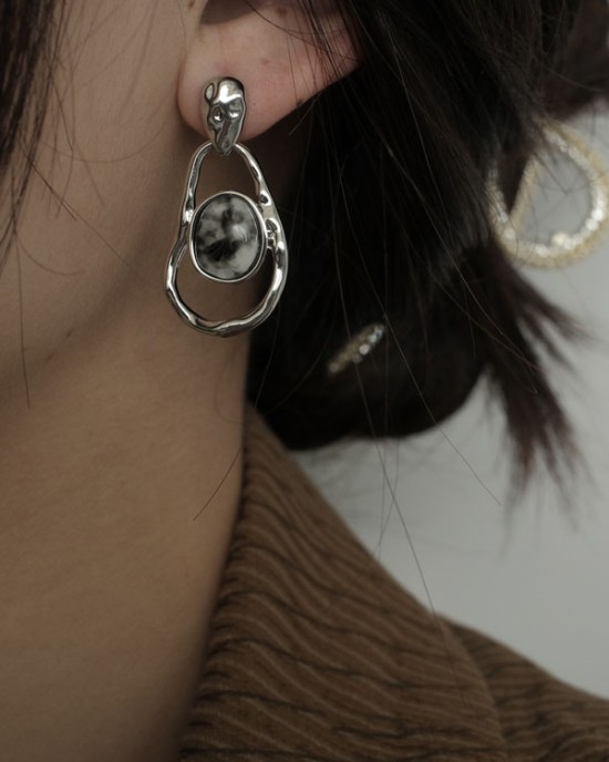 Geometric Hollow Irregularity Earrings Accessories