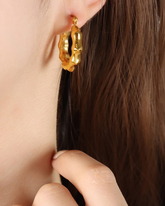 Geometric Solid Color Earrings Accessories