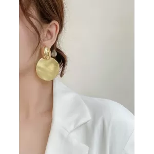 Geometric Solid Color Earrings Accessories