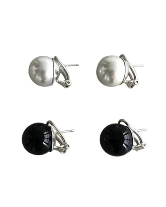 Geometric Imitation Pearl Earrings Accessories