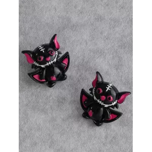 Halloween Bat Shape Earrings Accessories