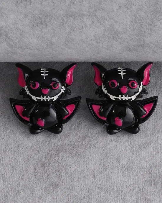 Halloween Bat Shape Earrings Accessories