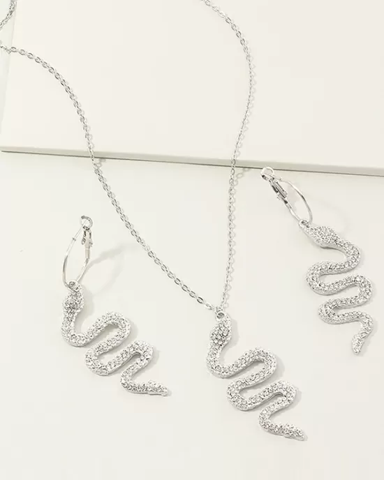 Snake Shape Earrings Accessories + Necklaces Accessories