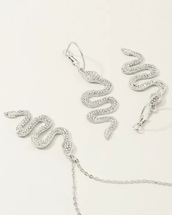 Snake Shape Earrings Accessories + Necklaces Accessories