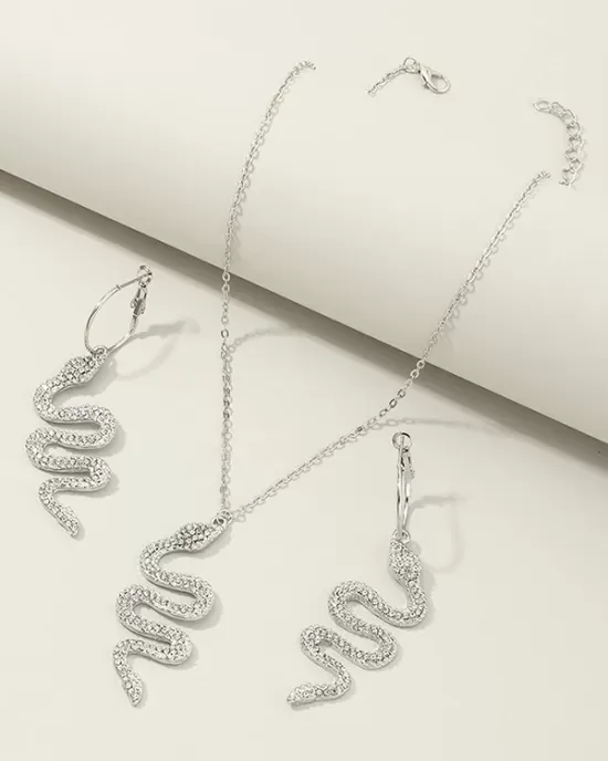 Snake Shape Earrings Accessories + Necklaces Accessories