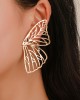 Butterfly Shape Hollow Earrings Accessories