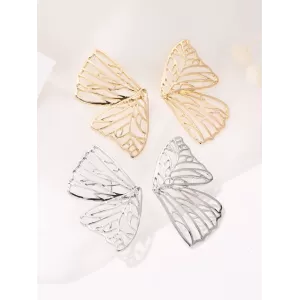 Butterfly Shape Hollow Earrings Accessories