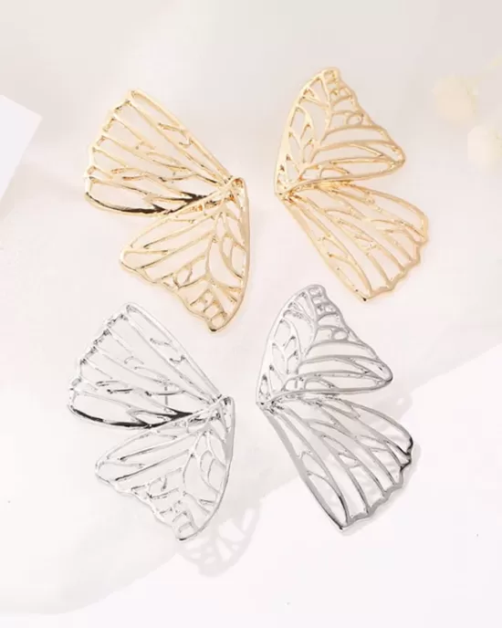 Butterfly Shape Hollow Earrings Accessories