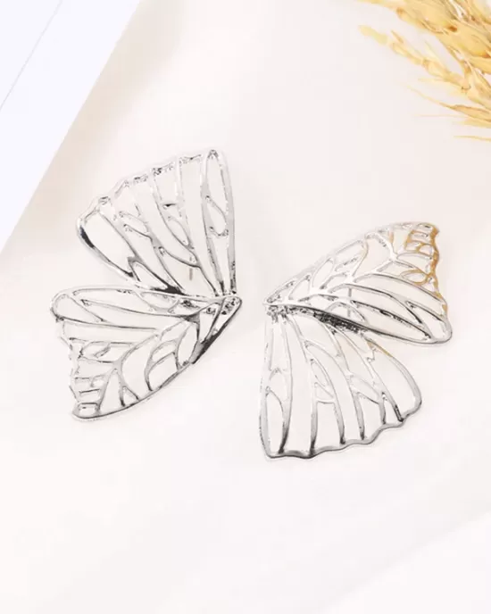 Butterfly Shape Hollow Earrings Accessories