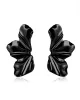 Flower Shape Solid Color Earrings Accessories