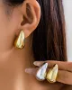 Geometric Solid Color Earrings Accessories