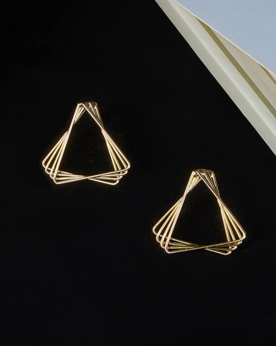 Geometric Solid Color Earrings Accessories