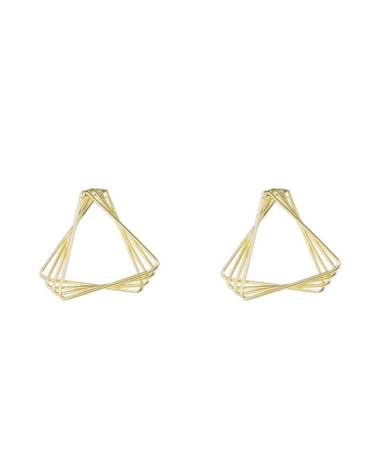 Geometric Solid Color Earrings Accessories