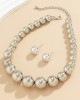 Beaded Solid Color Dainty Necklace  Accessories + Earrings Accessories